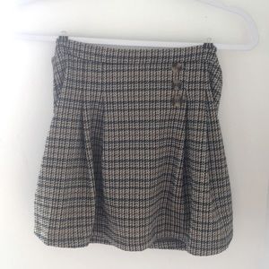 Black and brown pattern skirt